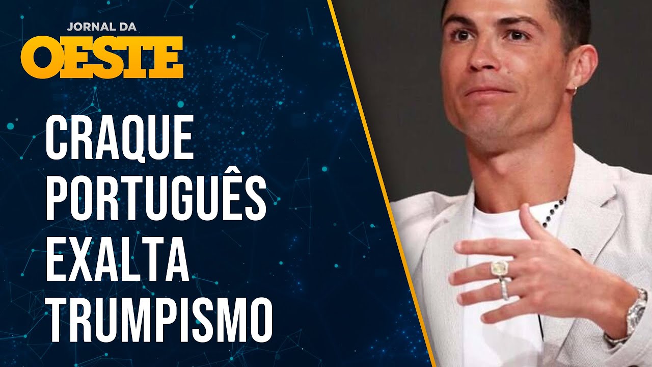 Cristiano Ronaldo se declara a Trump e choca lacradores: 'Pode mudar o mundo'