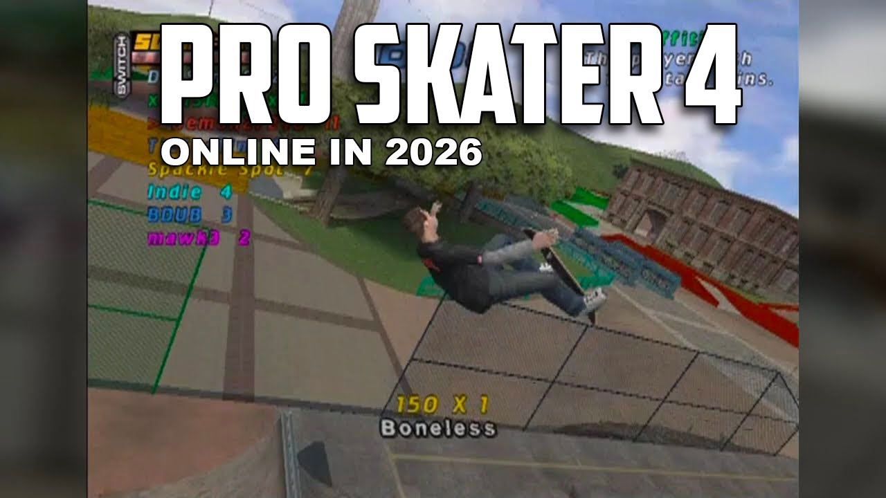 Tony Hawk's Pro Skater 4 (PS2) - Online Multiplayer 2026