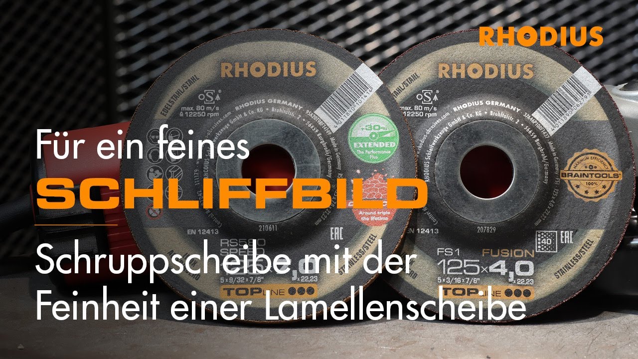 F&uuml;r ein feines Schliffbild &ndash; Schruppscheibe mit der Feinheit einer Lamellenscheibe