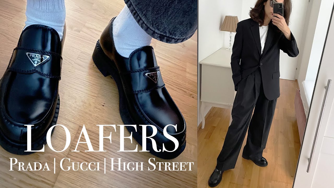 Prada Triangle Logo vs Gucci Loafers | Affordable Alternatives | Sizing | Male vs Female Version
