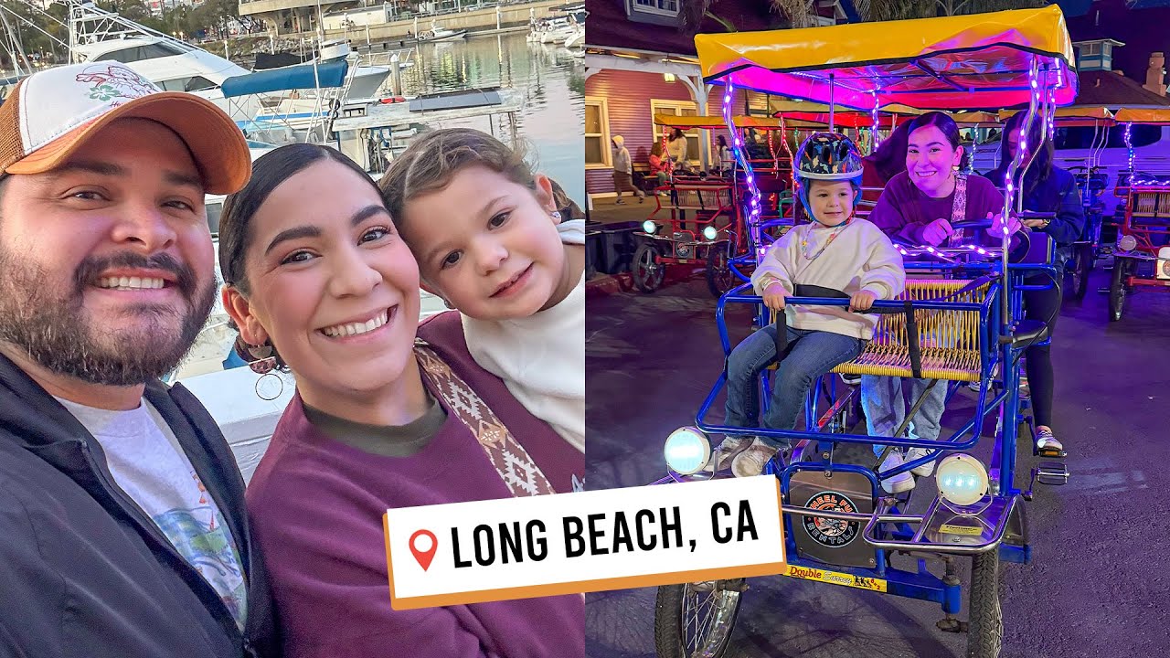 🏝️ LONG BEACH Family Fun Vlog! | Shoreline Village, Bike Riding, Shopping, Ice Cream + MORE!