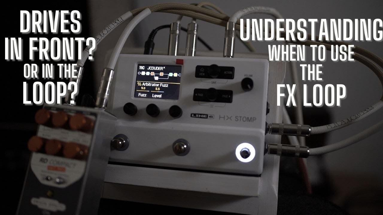 Should Your Drive be in the FX Loop? Line 6 Helix and HX Stomp