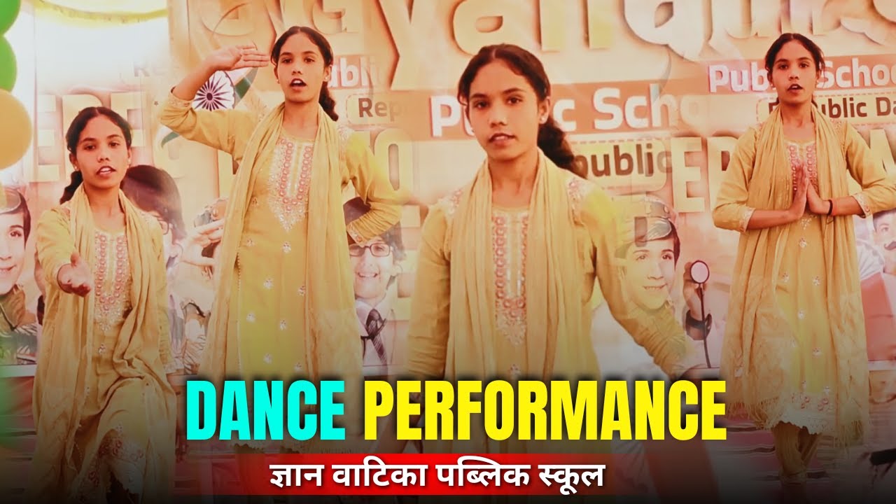 dance performance Gyan vatika public school