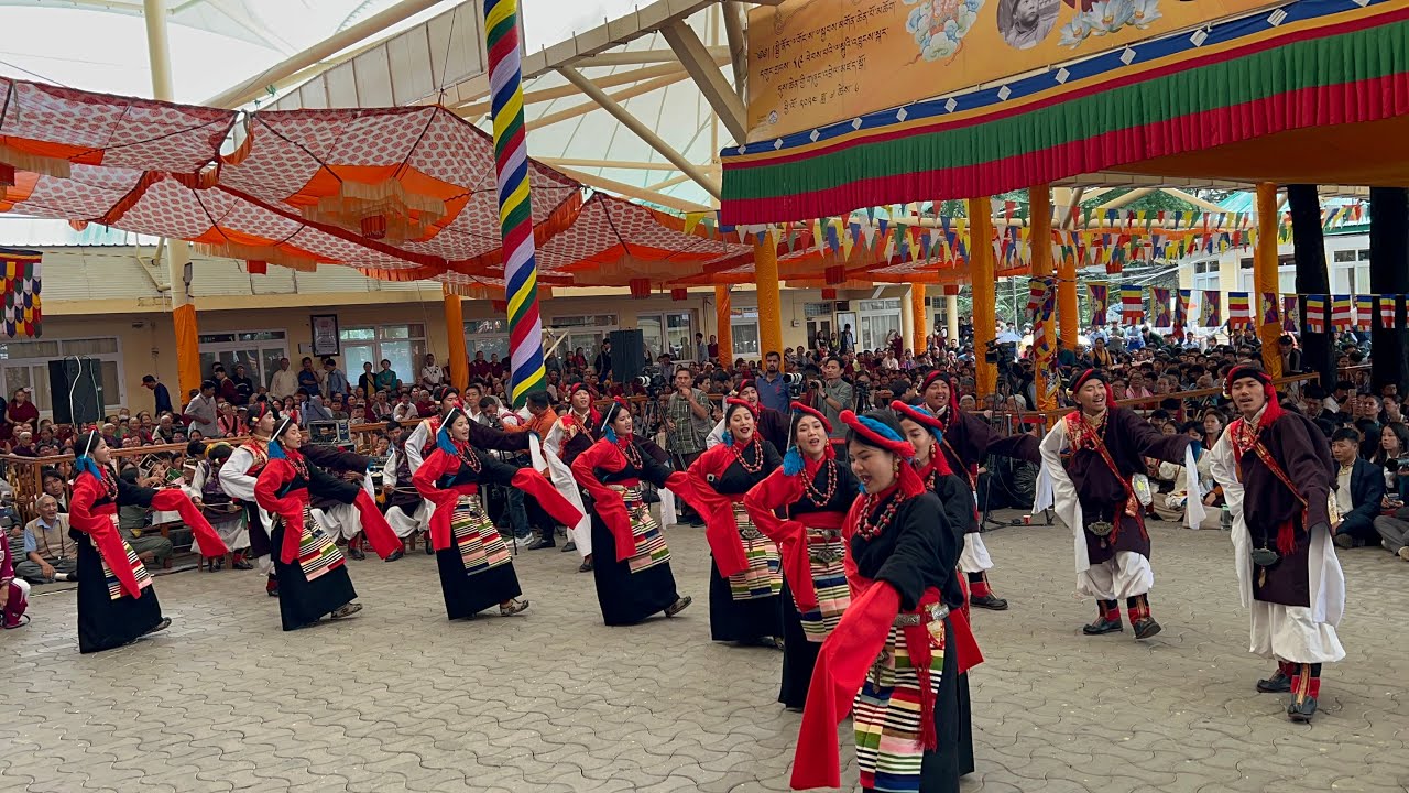 Zenden Lhasa Bhumo by TIPA Artists during Trunkar 2024 at Dharamsala. Tibetan