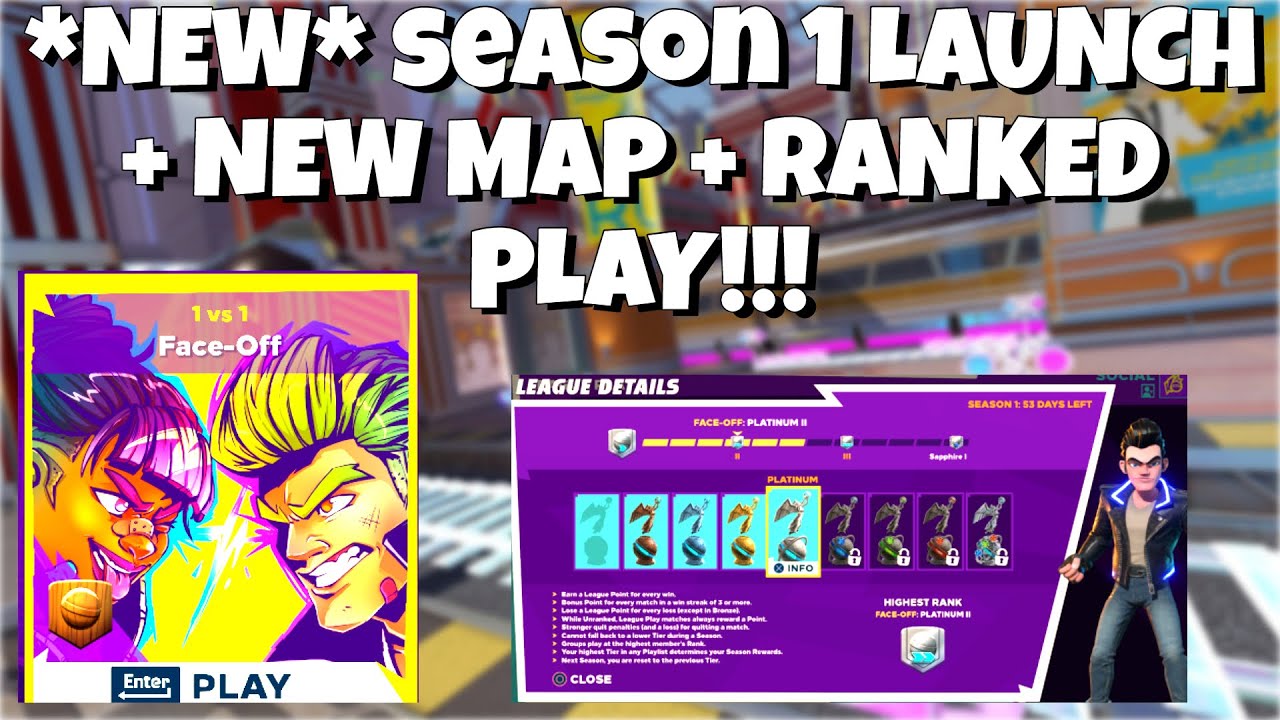 Knockout City SEASON 1 + NEW MAP! + Ranked Mode!!