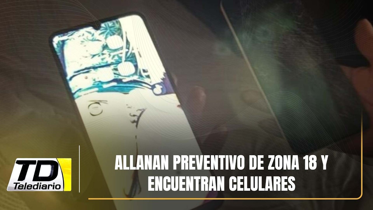 Allanan preventivo de zona 18 y encuentran celulares