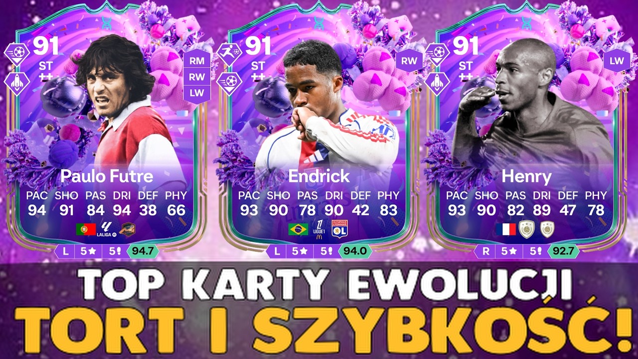 NAJLEPSZE KARTY DO EWOLUCJI 🎂TORT I SZYBKOŚĆ🎂 W FC 26!