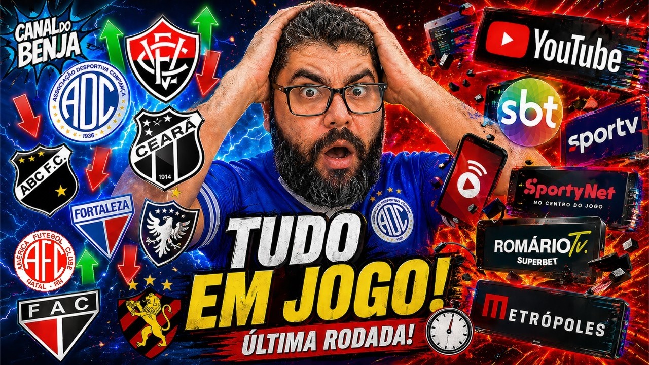 📺 GUIA COMPLETO: ONDE ASSISTIR A RODADA DECISIVA DO NORDEST&Atilde;O