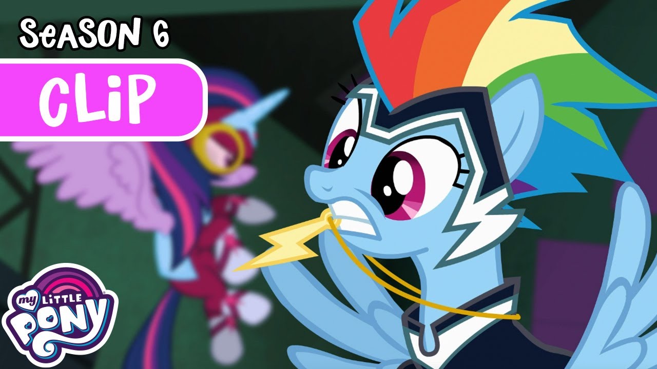 Power Ponies DEFEAT the Mane-iac 😈 Power Ponies | My Little Pony: Friendship is Magic