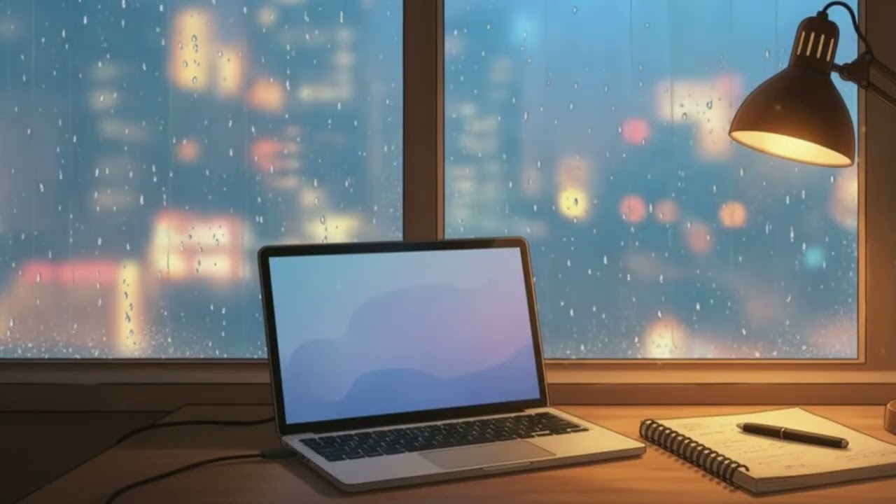 Calm lofi beats for studying at night 🌙