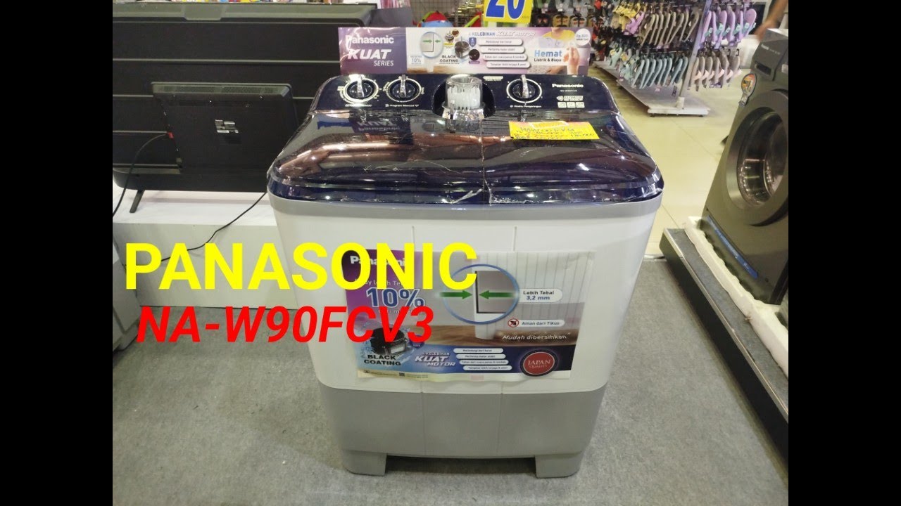 Panasonic mesin cuci NA-W90FCV3 terbaru!!!?!