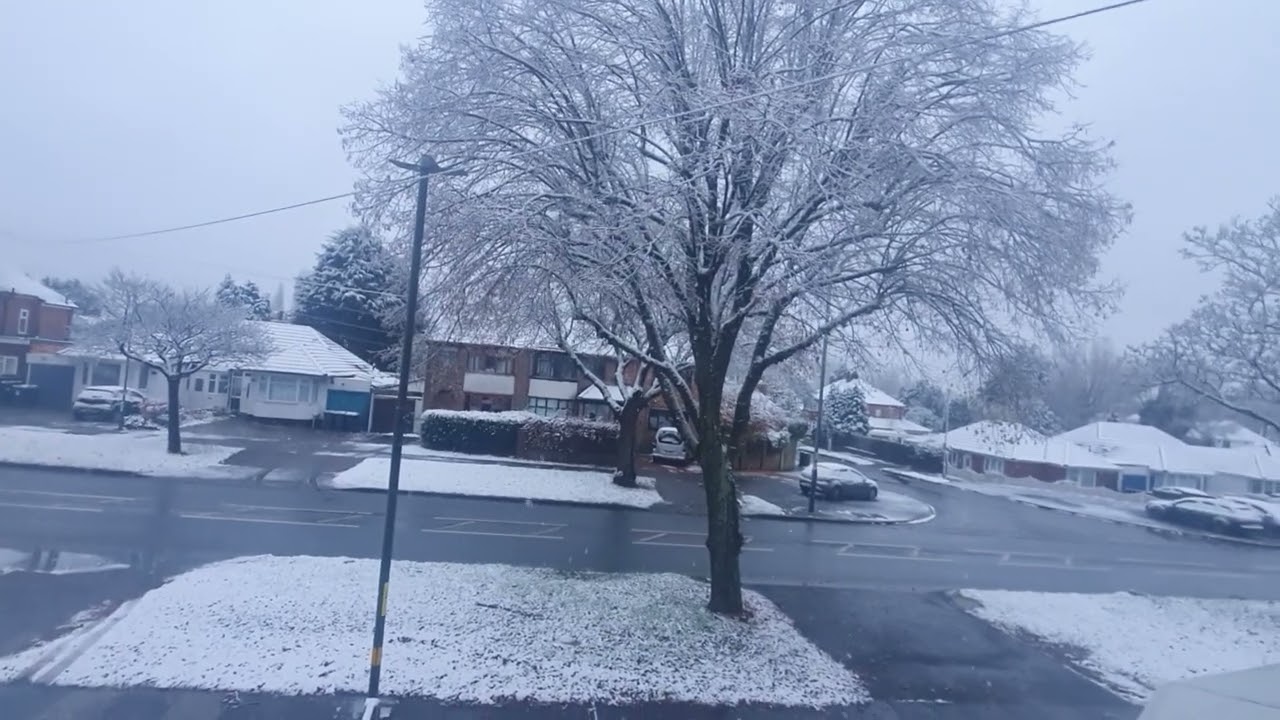 First Snow of the year 2024 || England, UK