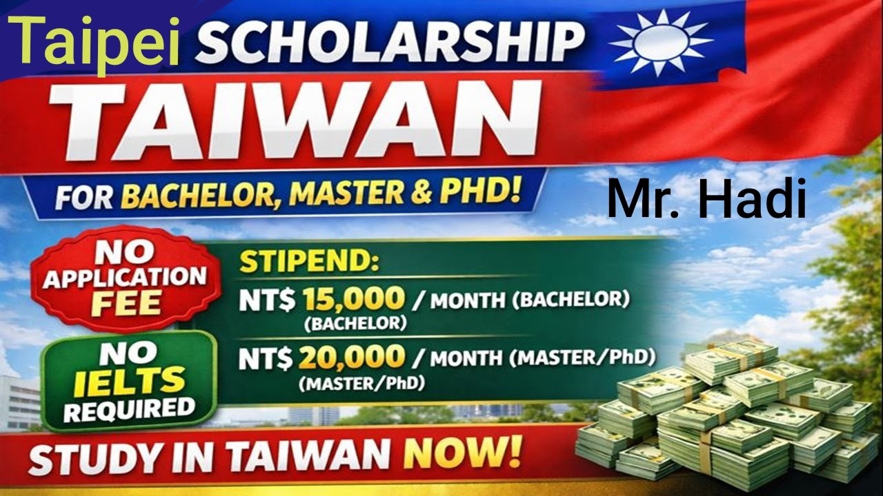 National Taipei University of Technology|| Fully Funded scholarship || BS, MS & PhD || No apply Fee