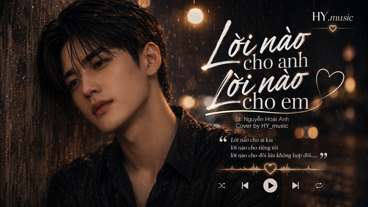 LỜI NÀO CHO ANH, LỜI NÀO CHO EM - cover by HY