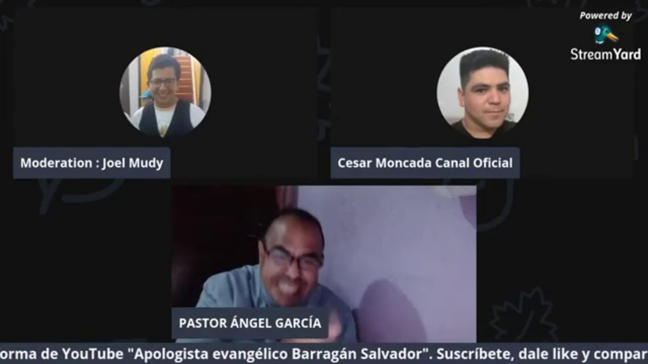 PARA ANALIZAR DEBATE ANGEL GARCIA vs  CEZAR MONCADA SOBRE SALVACION