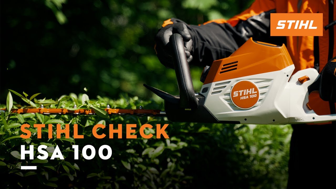 STIHL HSA 100 Akku-Heckenschere | STIHL Check