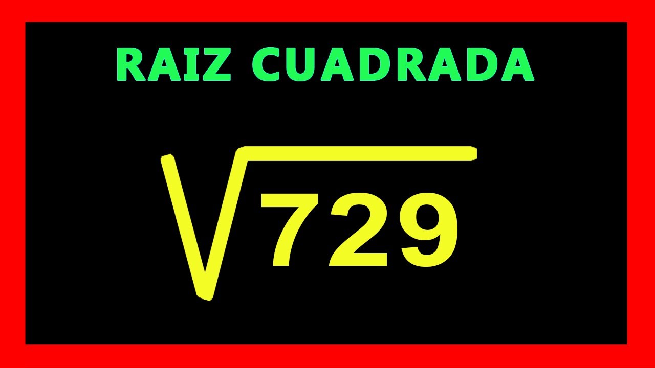 ✅👉 Raiz Cuadrada de 3 Digitos  ✅ Raiz Cuadrada