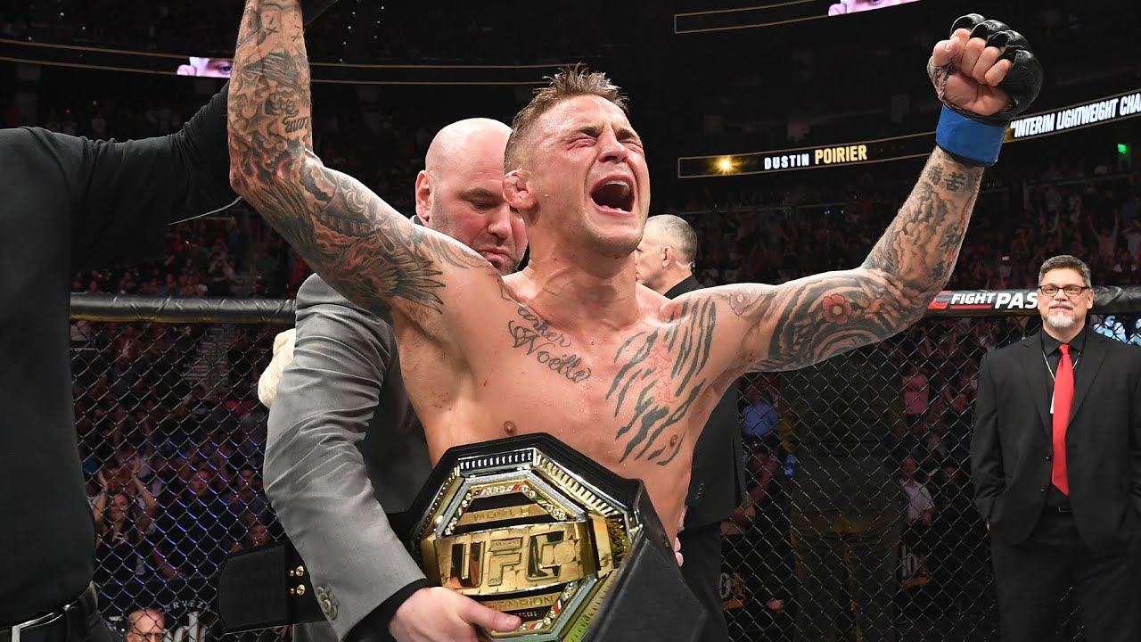 Кульминационный момент: Дастин Порье завоевал временный титул чемпиона UFC в легком весе 👑