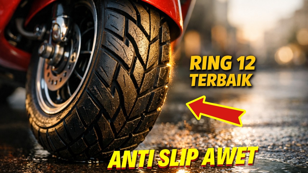 5 REKOMENDASI Ban Motor Ring 12 Terbaik 2026: Buat Scoopy, Fazzio & Vespa Jadi Makin Stabil!