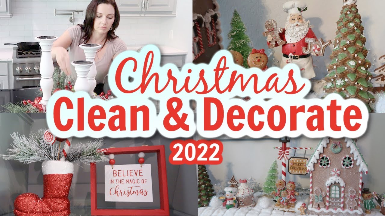 🎄NEW CHRISTMAS DECORATE WITH ME 2022 // CHRISTMAS DECORATING 2022 // CHRISTMAS CLEAN AND DECORATE