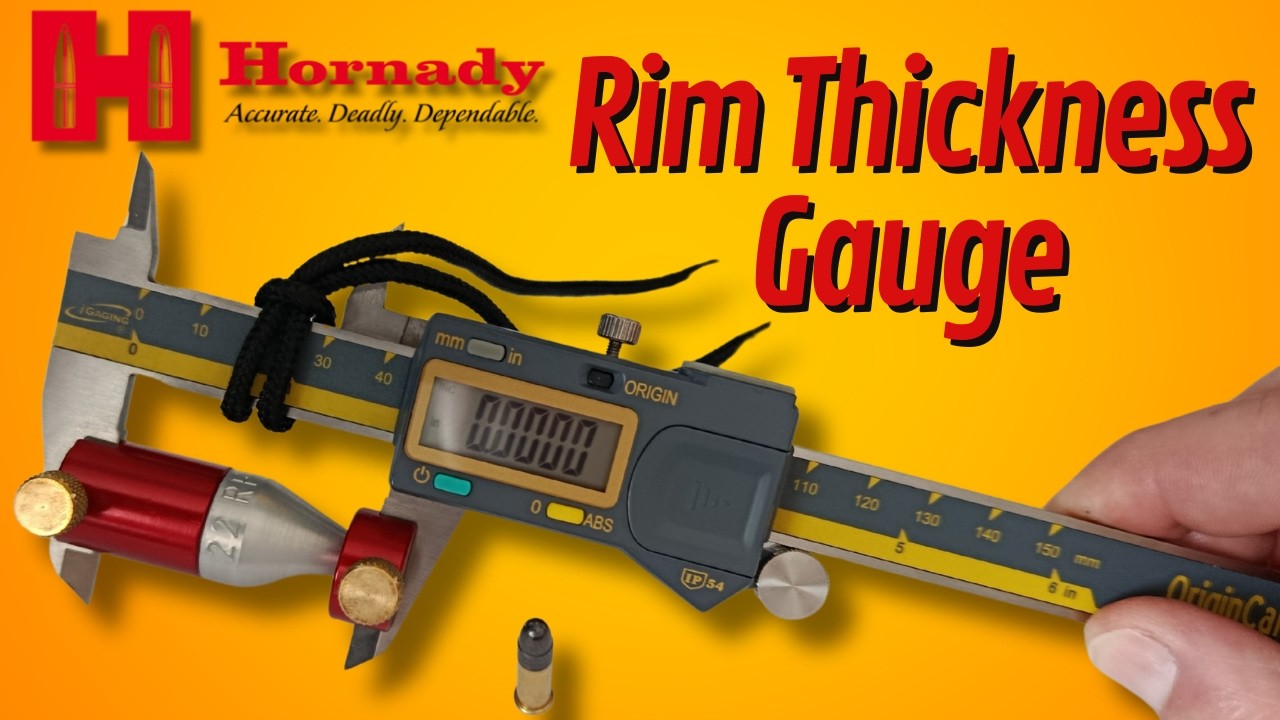 How to Use the Hornady Rim Thickness Gauge – Step-by-Step Guide🇺🇸