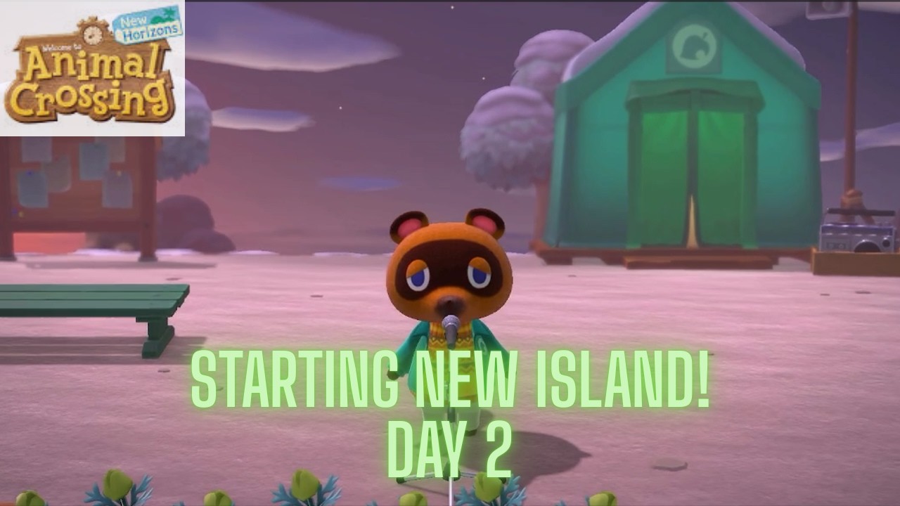 STARTING brand NEW Animal Crossing Island! | Day 2