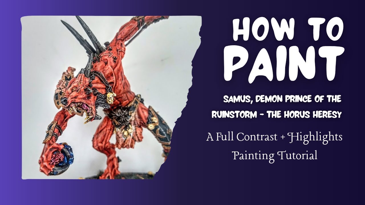 How to Paint - Samus Demon Prince of the Ruinstorm - A Contrast Painting Tutorial