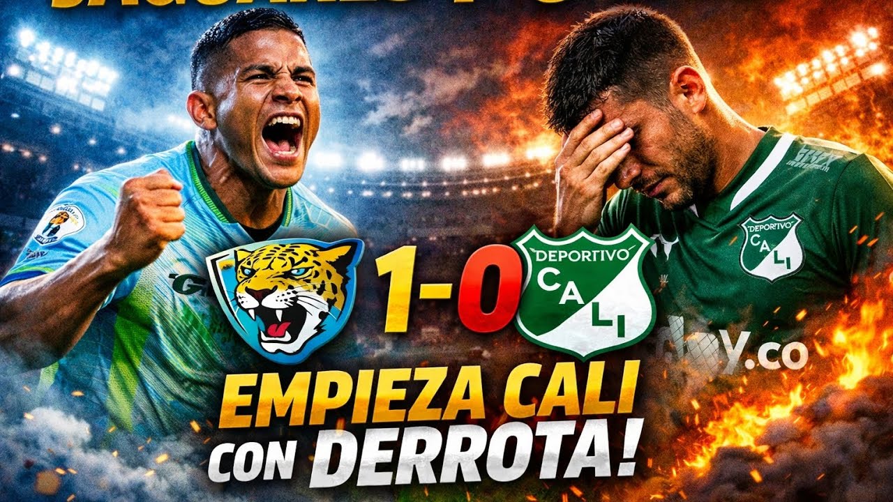 Amarga derrota para cali 1-0 frente a jaguares aún cali se está adaptando a su nueva plantilla 