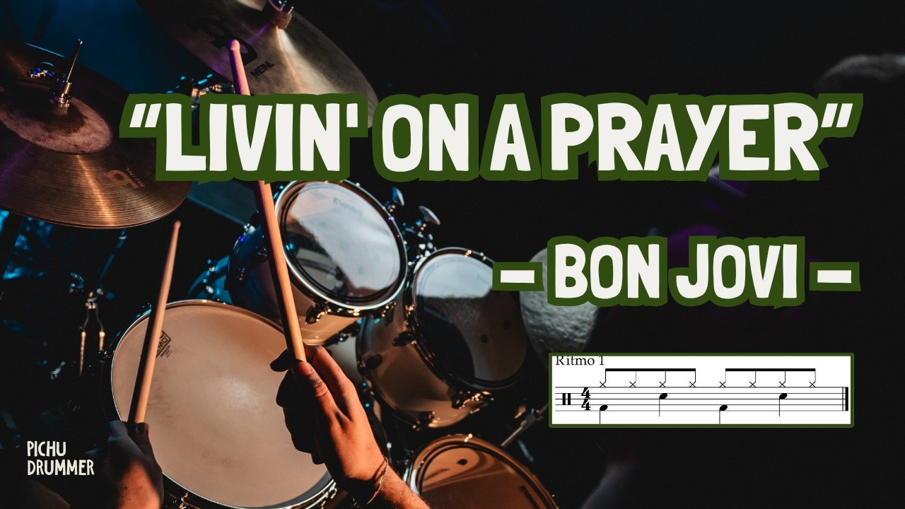🥁LIVIN' ON A PRAYER - Bon Jovi (DRUM COVER) BATERÍA
