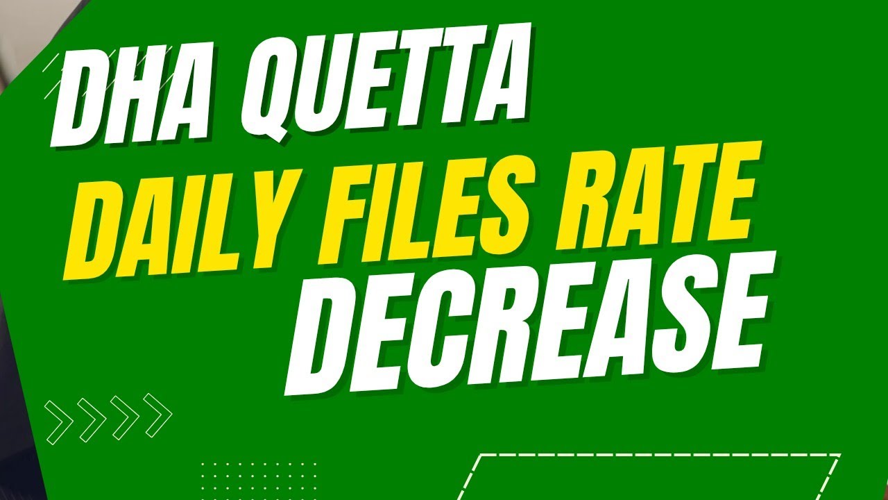 DHA Quetta Files Rate Stable 🔥 | Smart Investors Holding Strong | Best Time to Enter!