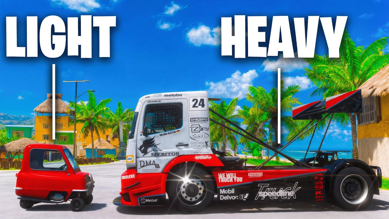 Forza, But Every Round The Car Gets Heavier...