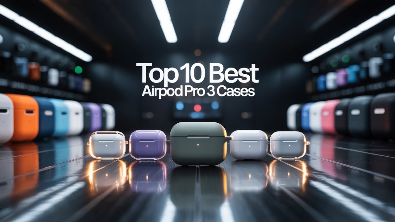 10 лучших чехлов для AirPods Pro 3 2025 года | Максимальная защита, магнитный стиль и премиальный...