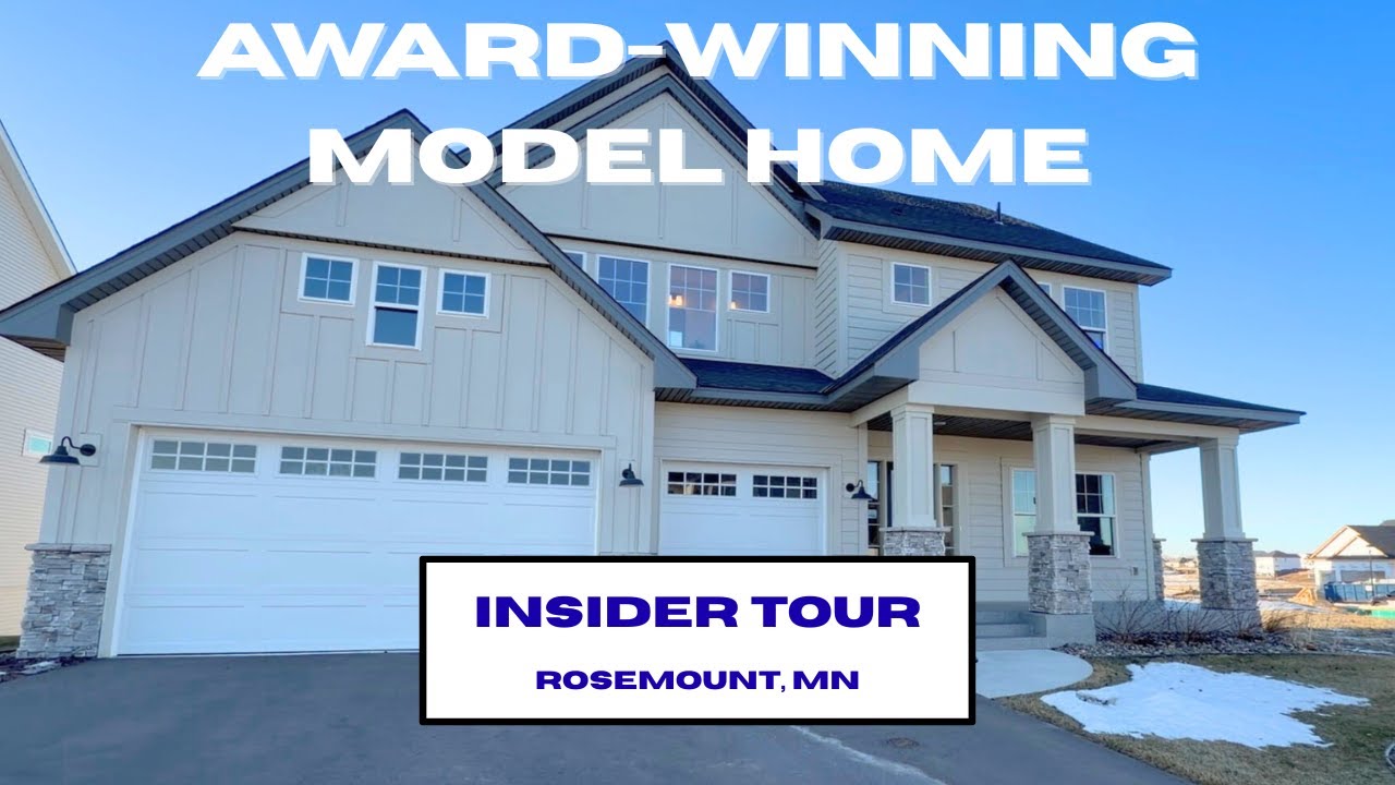 New Construction Model Home Tour | Rosemount MN | Award-Winning Design at $849,900