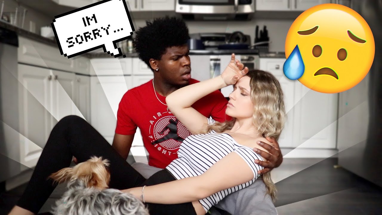 Starting An ARGUMENT Then PASSING OUT Into My Boyfriends ARMS!! *Cute Reaction* | Tricia & Kam
