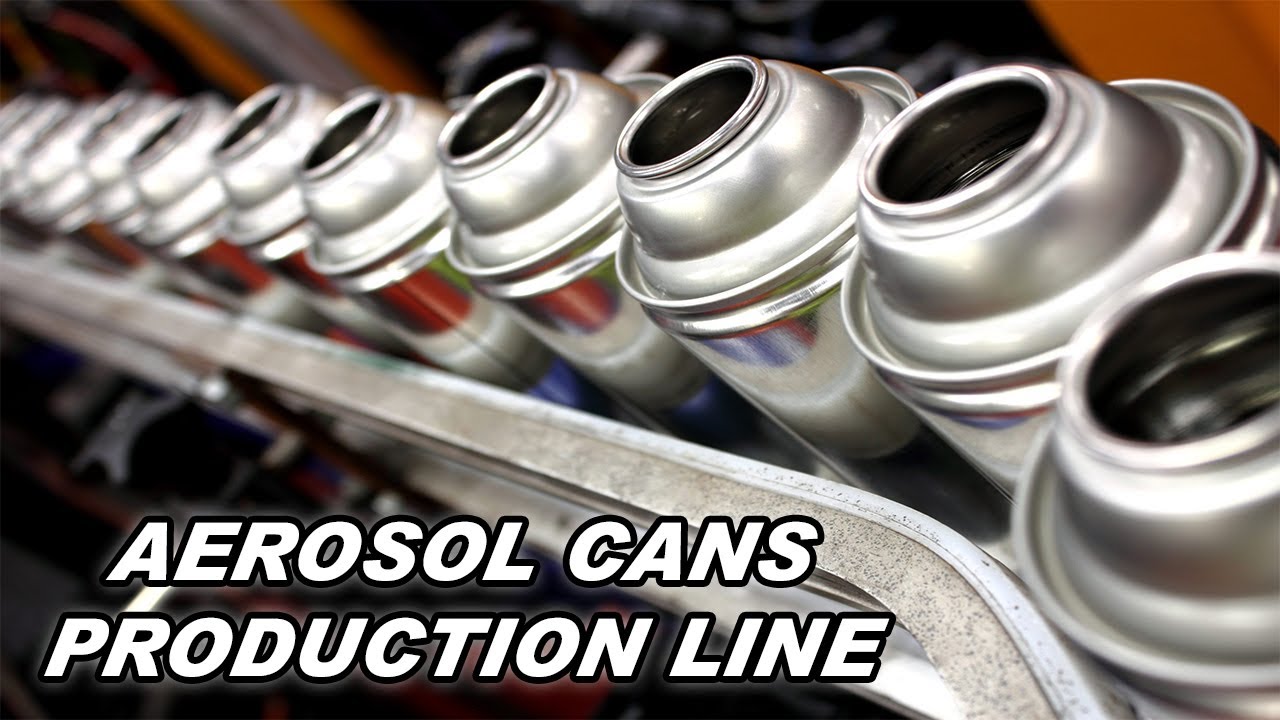 Automatic Aerosol Spray Cans Making Production Line