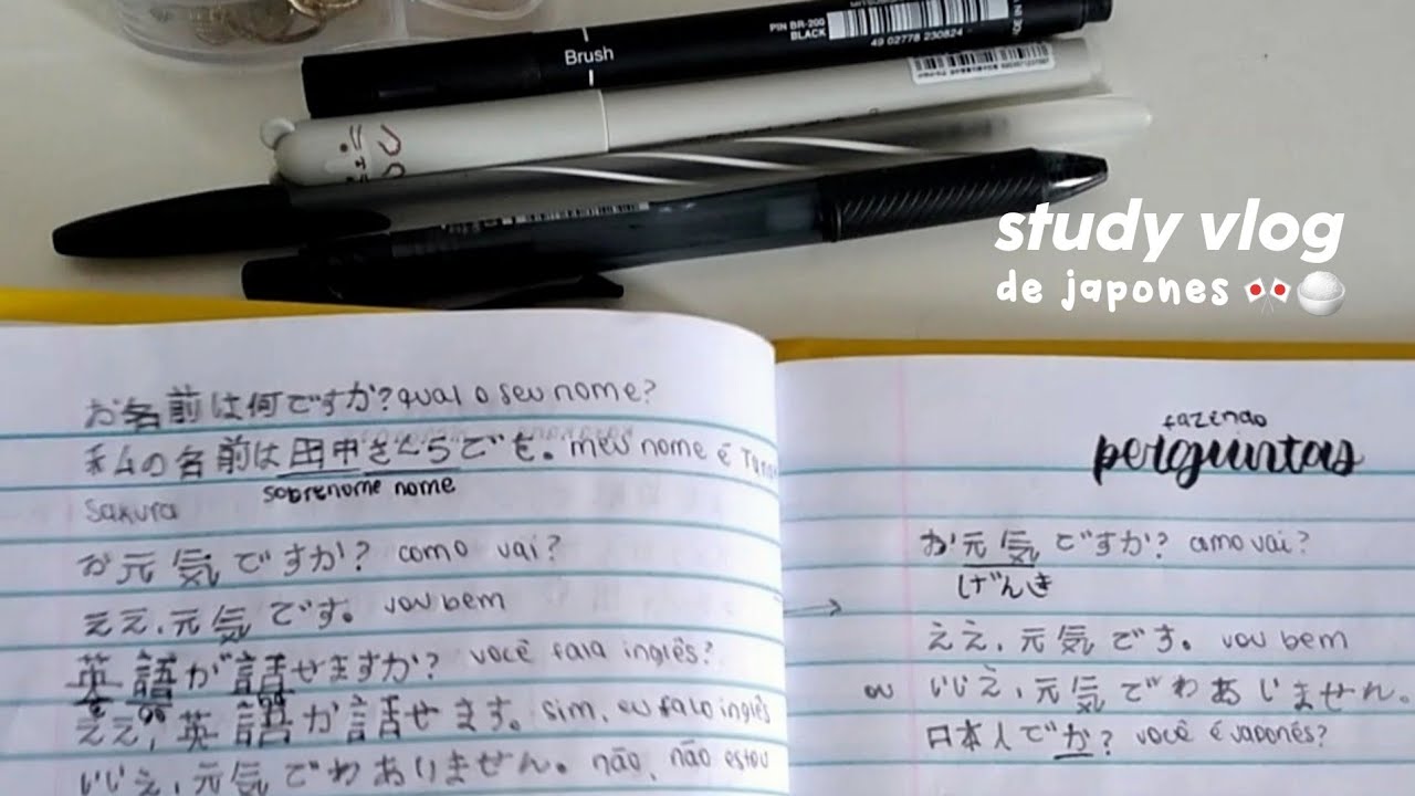 study vlog (narrado) de japon&ecirc;s ₍ᐢ..ᐢ₎