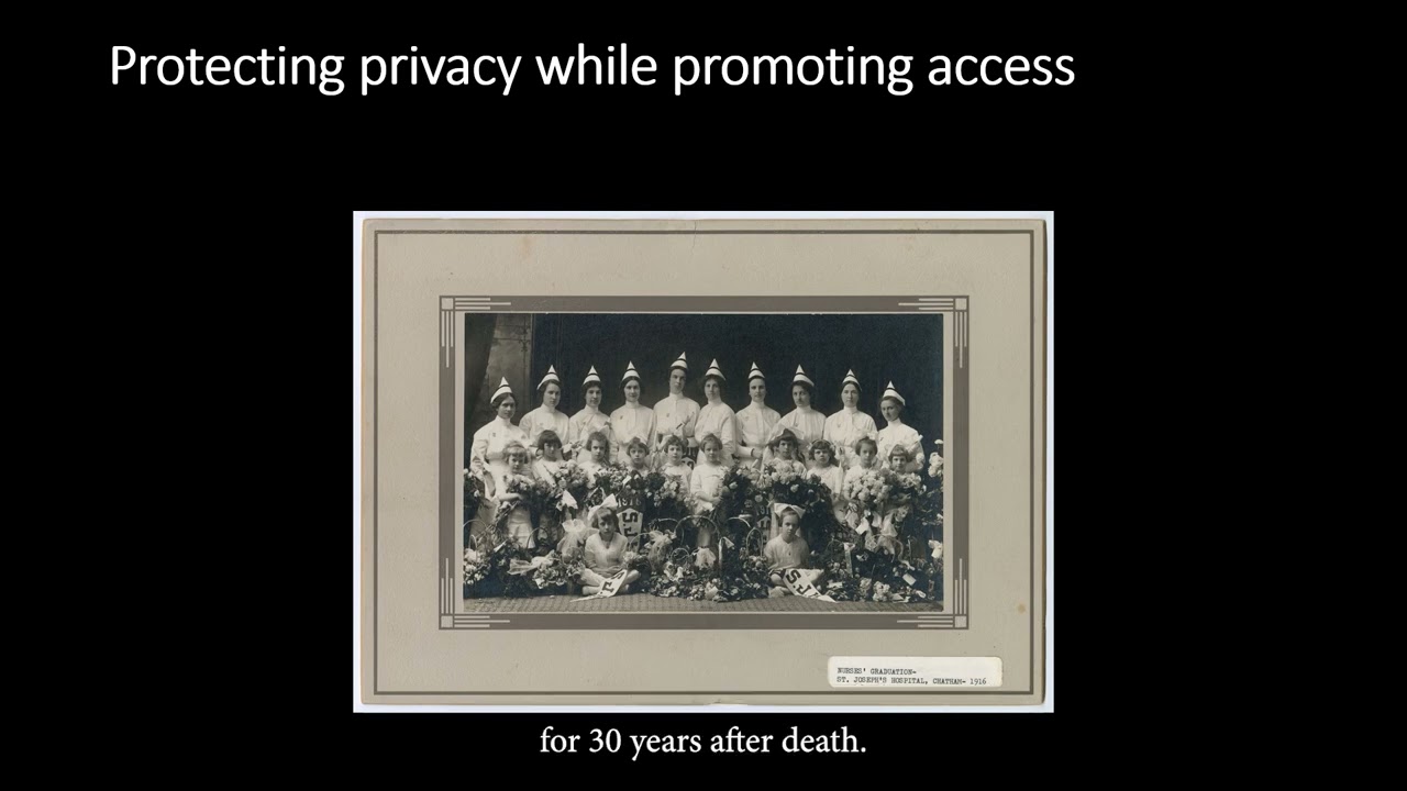 Privacy and Access Restrictions in Religious Archives    ACA Code CA25063 (Domain 2, 7)