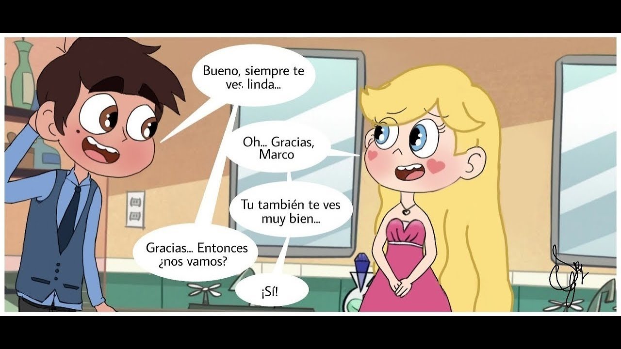 Starco-La Primera Cita Kawaii Comic Parte 1