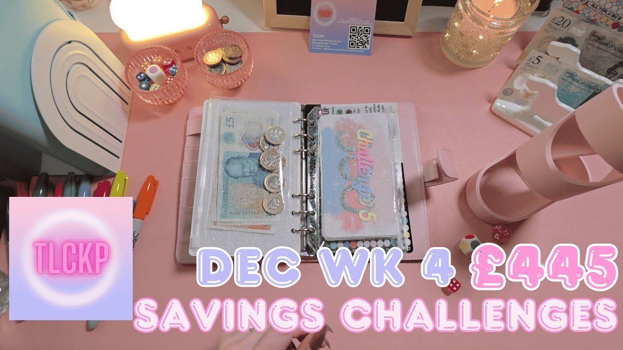 Stuffing £445 Into Savings Challenges ✨ Week 4 December Budget