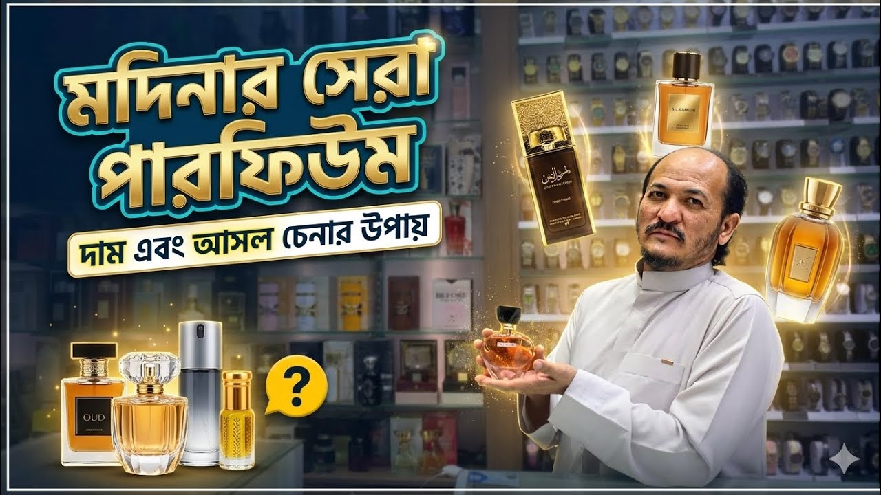সৌদি আরব মদিনা পারফিউম,ঘড়ি,আতরের দাম কেমন বিস্তারিত || cheapest market in Medina || এসো মদিনা দেখবো 