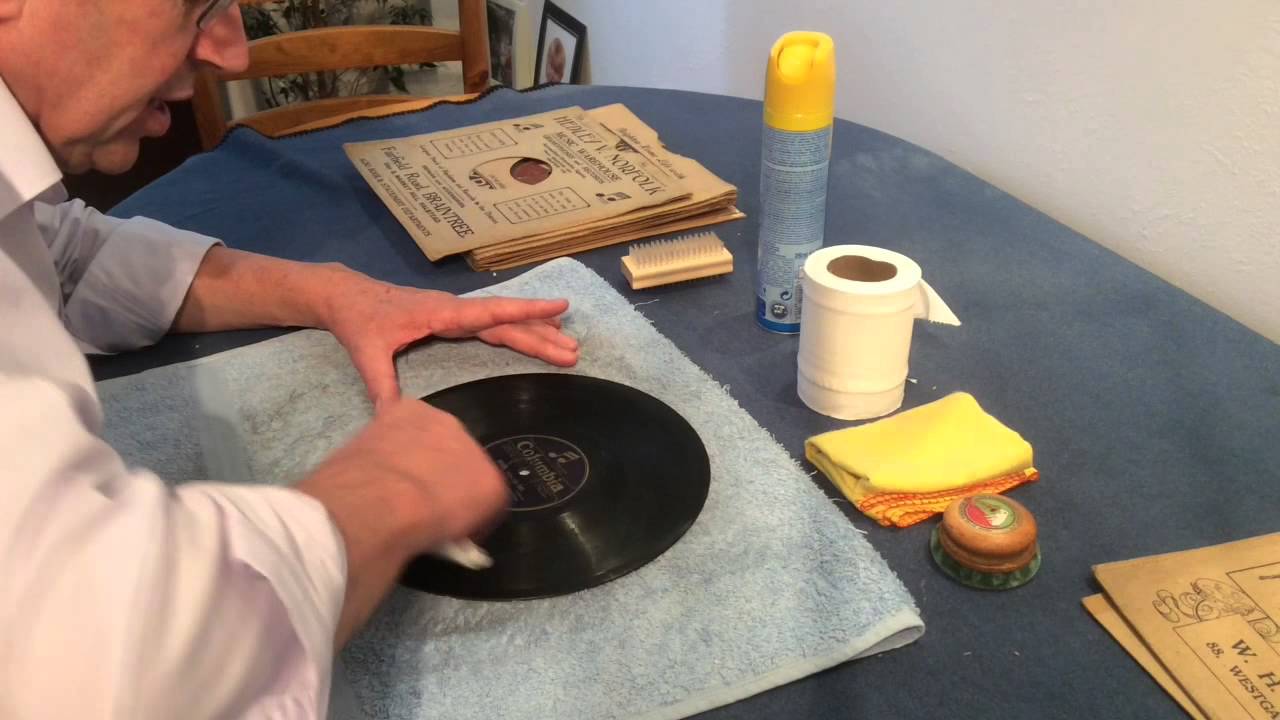 Cleaning 78 RPM Records