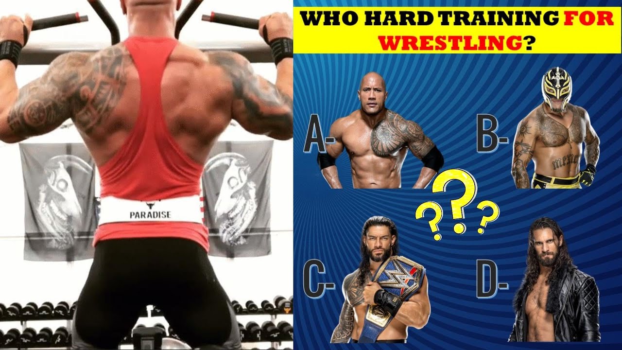 WWE ВИКТОРИНА 2024 Сможете ли вы угадать суперзвезд WWE, кто тренируется и тренируется сзади!