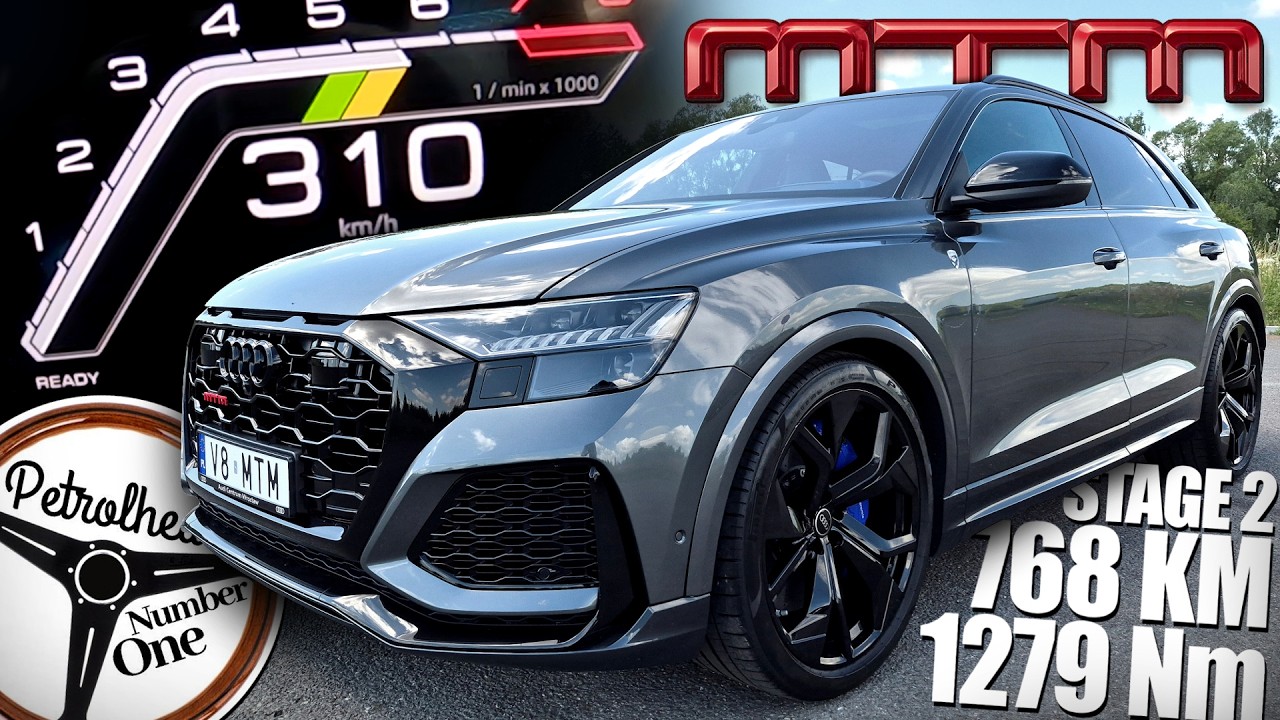 2022 Audi RSQ8 MTM (768 KM) | *300+ km/h* 100-200, 200-250 km/h, Test, AUTOBAHN | 4K
