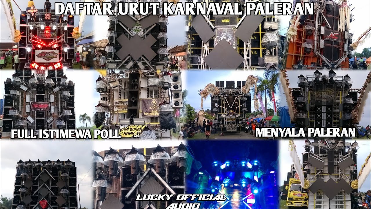 DAFTAR URUT KARNAVAL PALERAN UMBULSARI JEMBER FULL ISTIMEWA LJ PERDANA BOLO