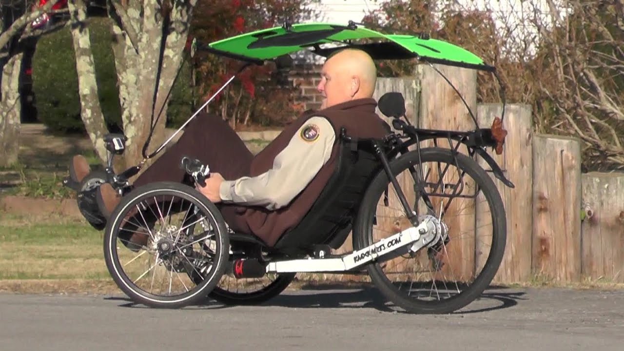 Recumbent Trike Canopy Installation, 2014-11-21, KMX