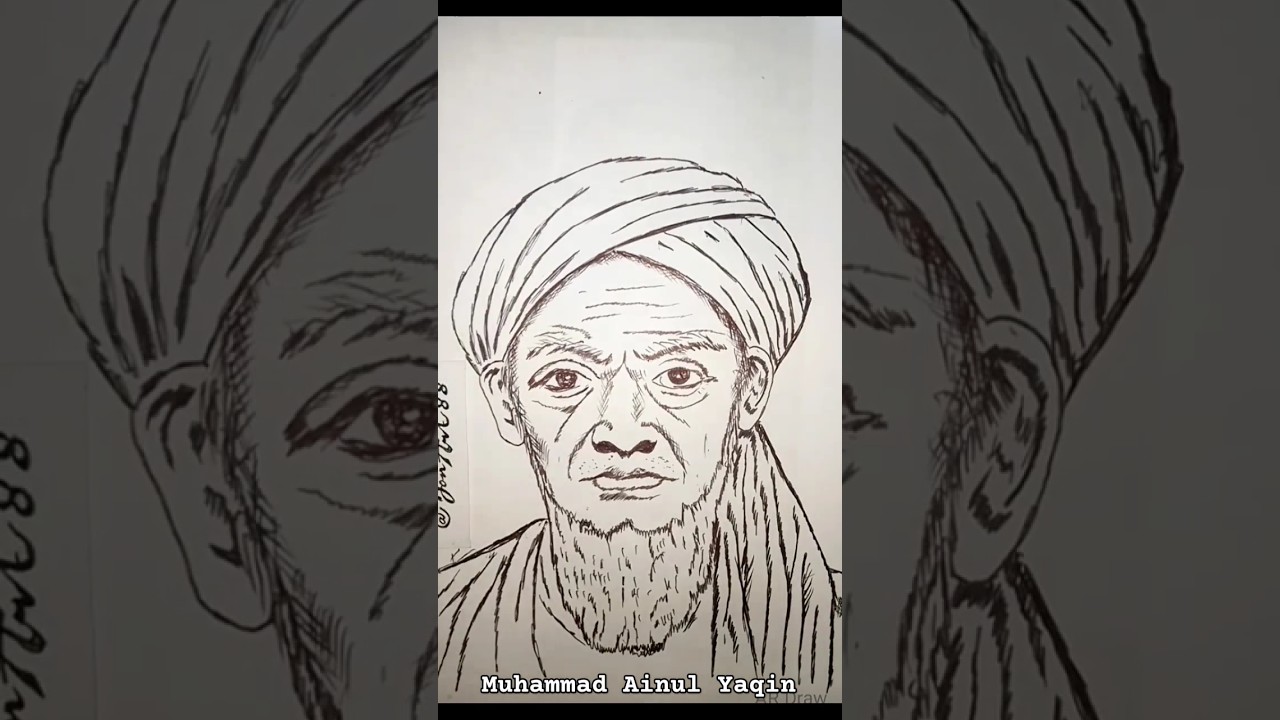 #shorts SUNAN GIRI #sketch #art #drawing #gambarhitamputih