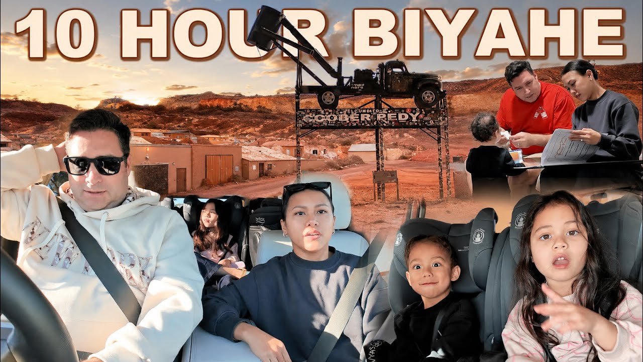 OUR LONGEST DRIVE AS A FAMILY! COOBER PEDY HOLIDAY BEGINS! UNDERGROUND APARTMENT! ❤️ | rhazevlogs