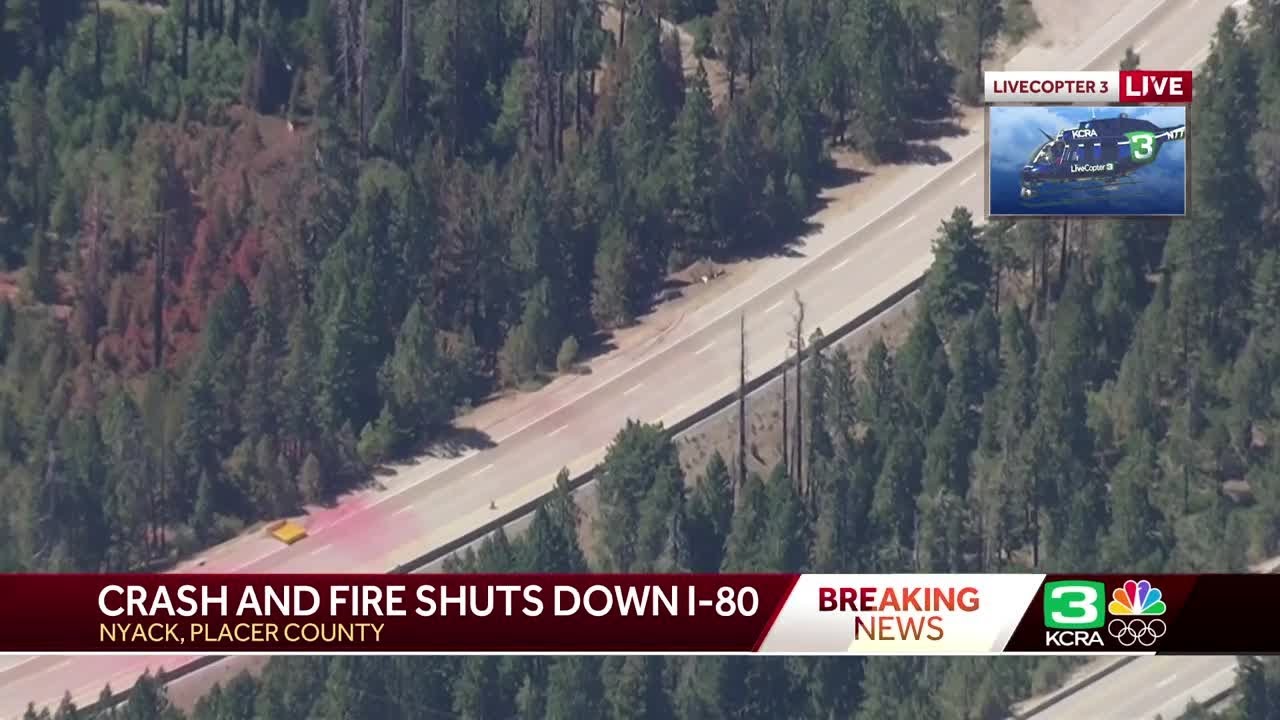 Tesla Semi Fire | I-80 closed in Northern California for hours