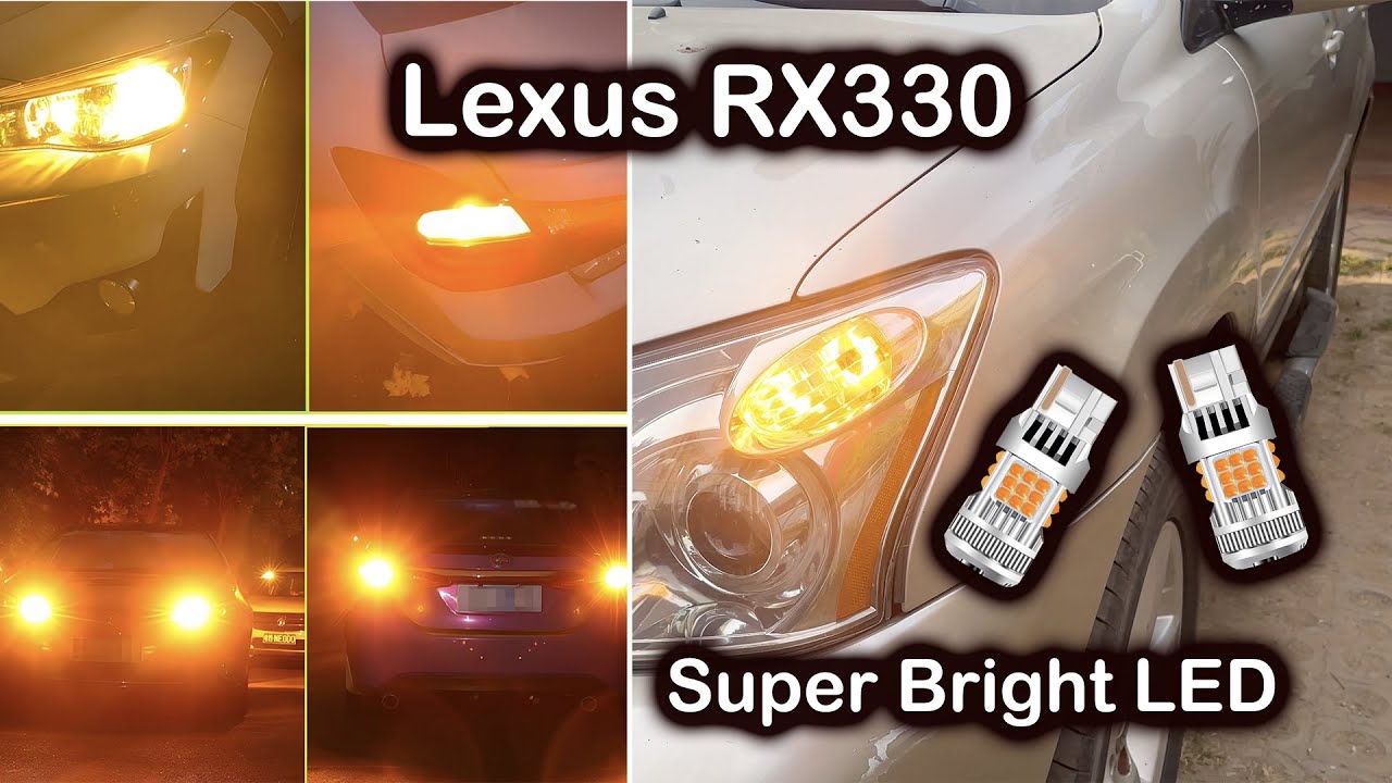 Lexus RX330 LED Turn Signal Upgrade – SUPER BRIGHT & Easy DIY!