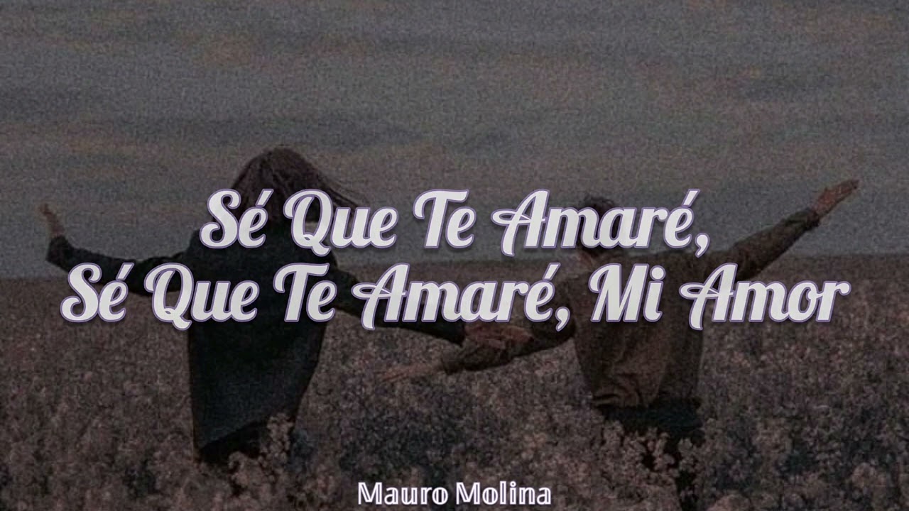 Leo Dan - Sé Que Te Amaré // Letra